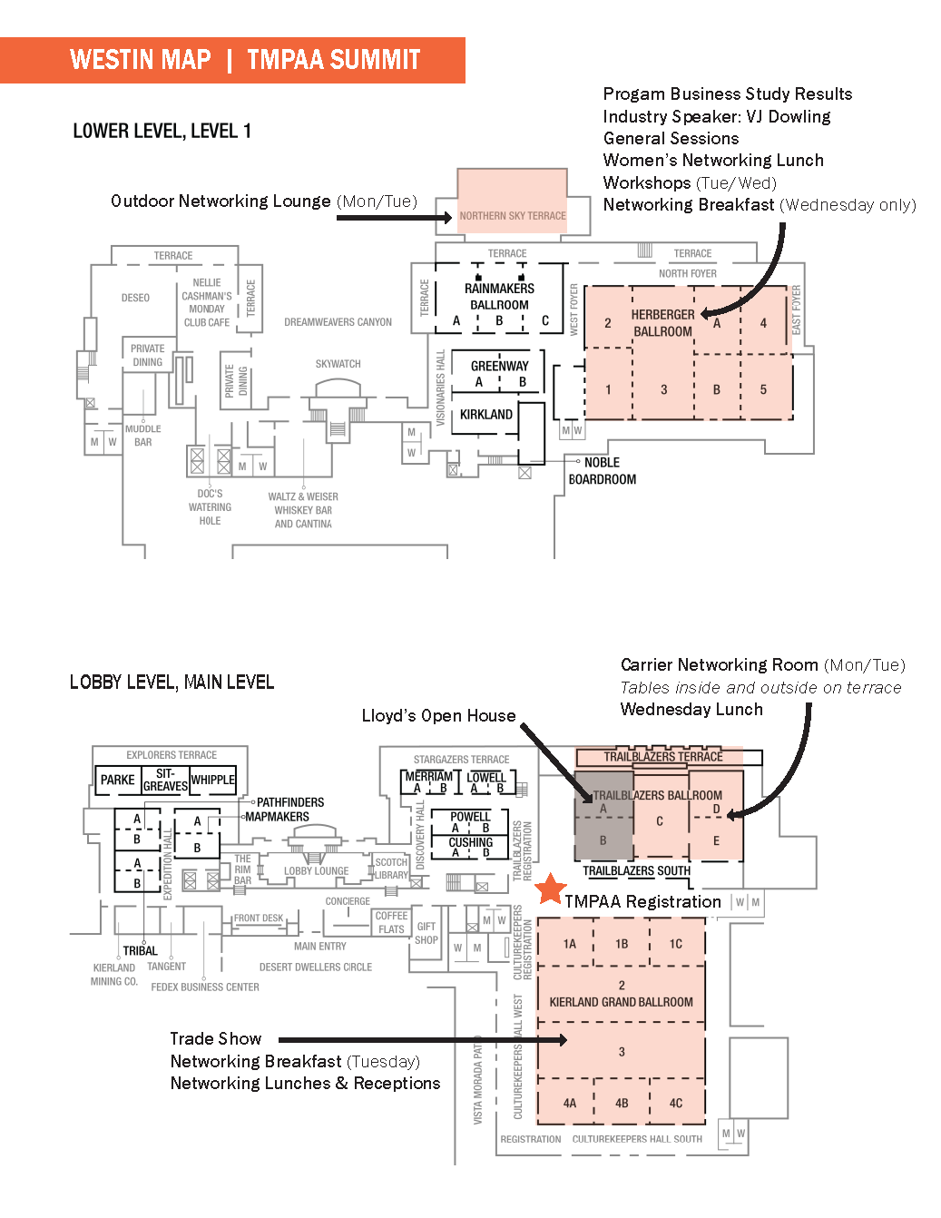 Westin Map 2021 Summit